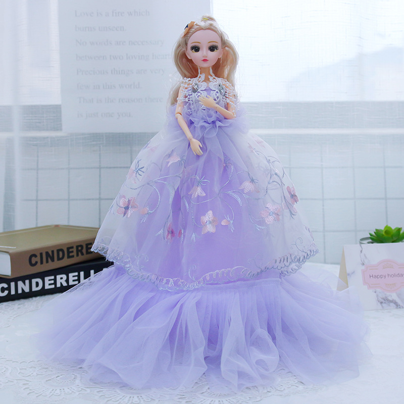 Yad Barbie Wedding doll 4cm creative hot style plastic gift box set toys wholesale