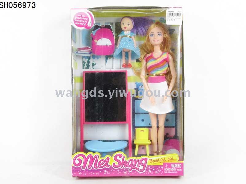 Fashion Barbie with 3-inch body Barbie with black board with high-grade Mita version