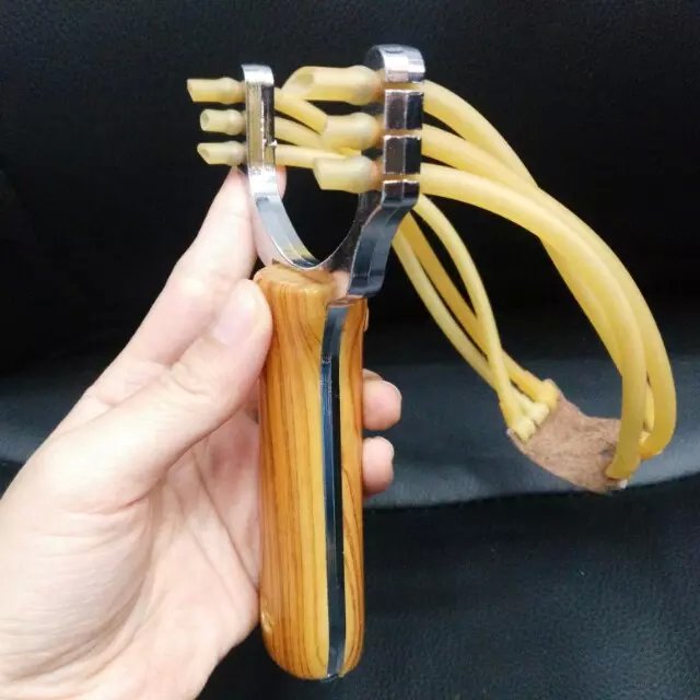 Wood Wolf slingshot three shares pearl adult outdoor monopoly slingshot slingshot slingshot