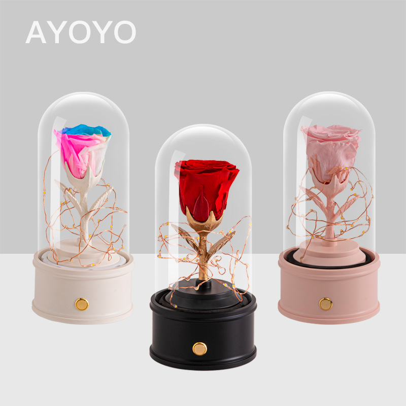 Factory Direct Sales Yongsheng Flower Bluetooth Speaker Teacher&#039;s Day Qixi Valentine&#039;s Day Gift for a Girlfriend Yongsheng Flower Music Box
