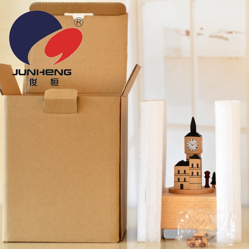 European-Style Simple Big Ben Bell Tower Building Model Music Box Birthday Gift Wooden Craftwork Music Box Customization