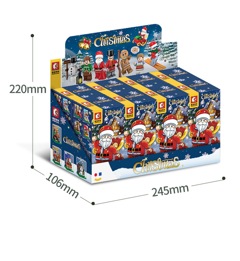 Baby SEMP Christmas Tree Compatible with Lego Light Street View Music Box Assembling Building Blocks Children's Toys Holiday Gifts Wholesale Baby SEMP Christmas Tree Compatible with Lego Light Street View Music Box Assembling Building Blocks Children's Toys Holiday Gifts Wholesale