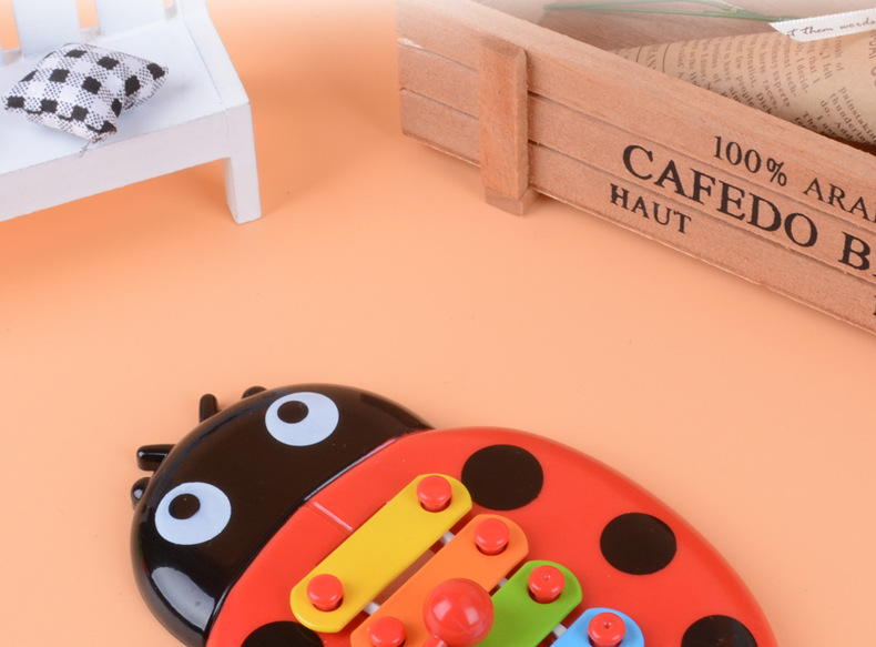 4350 Baby Puzzle Insect Toy Piano Early Education Music Music Box Children Percussion Musical Instrument Toys Wholesale