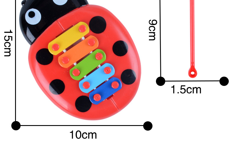 4350 Baby Puzzle Insect Toy Piano Early Education Music Music Box Children Percussion Musical Instrument Toys Wholesale
