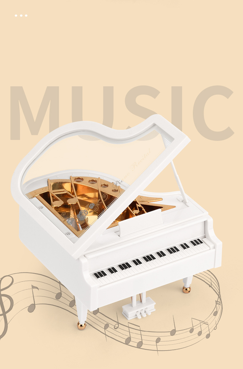 Foreign Trade Hot Sale Little Piano Pattern Music Box Creative Children Holiday Birthday Gift Mini Rotating Music Box Foreign Trade Hot Sale Little Piano Pattern Music Box Creative Children Holiday Birthday Gift Mini Rotating Music Box