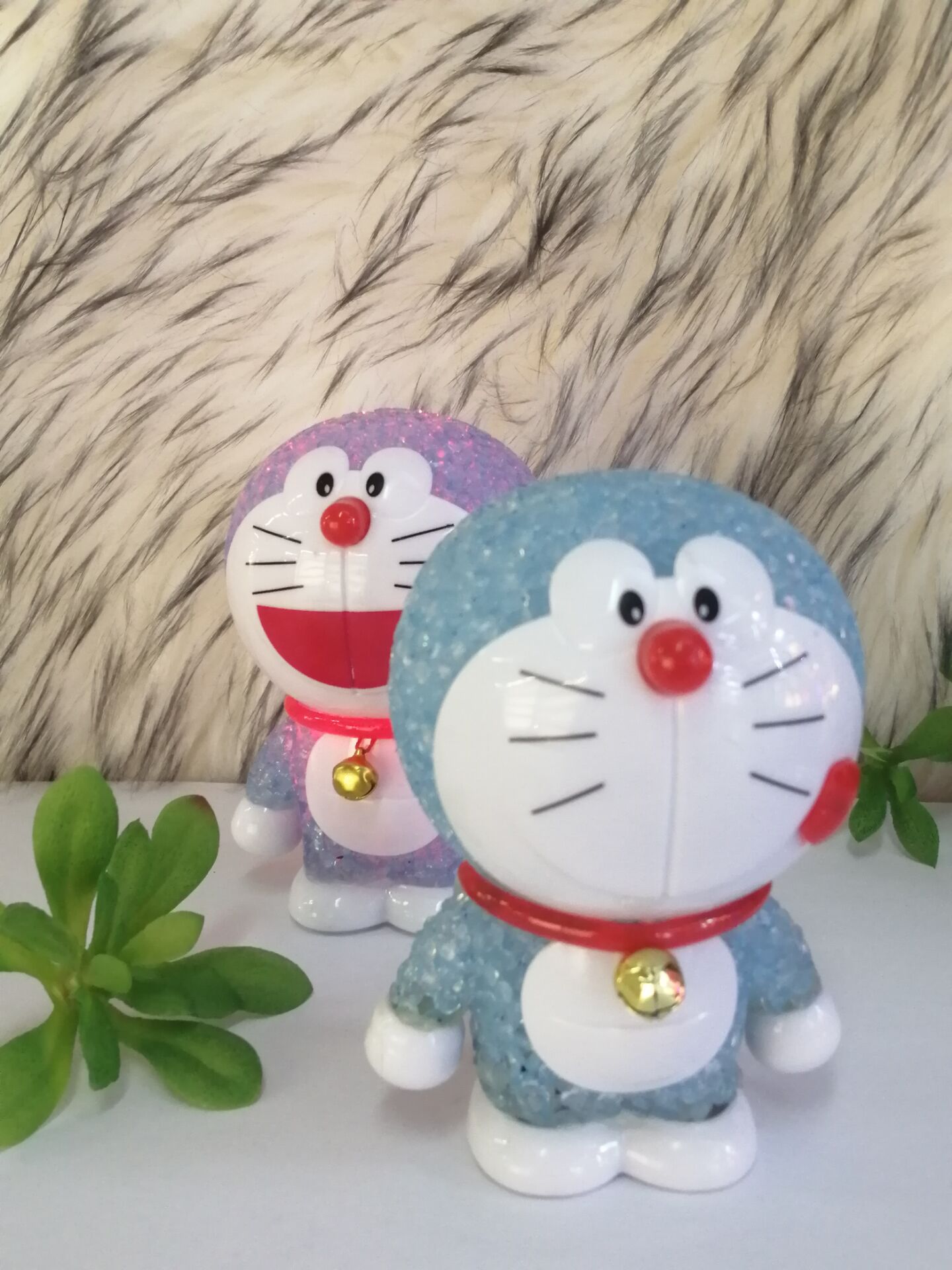 Doraemon jingle cartoon animal colorful crystal lamp LED rice lamp gift pendant creative gifts