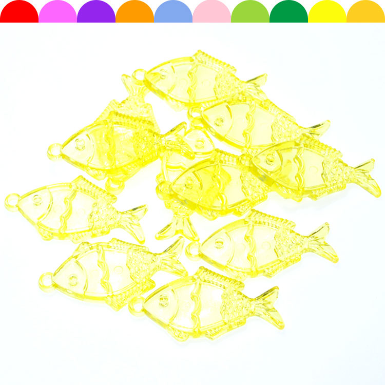 The Children transparent acrylic beads animal imitation crystal fish pendant boys and girls DIY beads for every family to toys