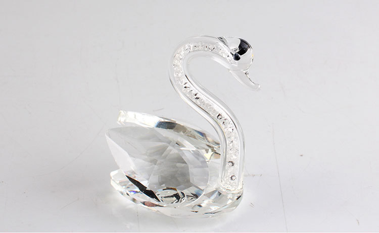 Factory Direct Sales Foreign Trade Crystal Small Animal Custom Swan Decoration Wedding Gift Creative Home Decoration Ornaments Factory Direct Sales Foreign Trade Crystal Small Animal Custom Swan Decoration Wedding Gift Creative Home Decoration Ornaments
