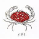 Dream of colorful new European and American fashion jewellery gilt brooch Crystal rhinestone animal crab cute corsage factory outlet