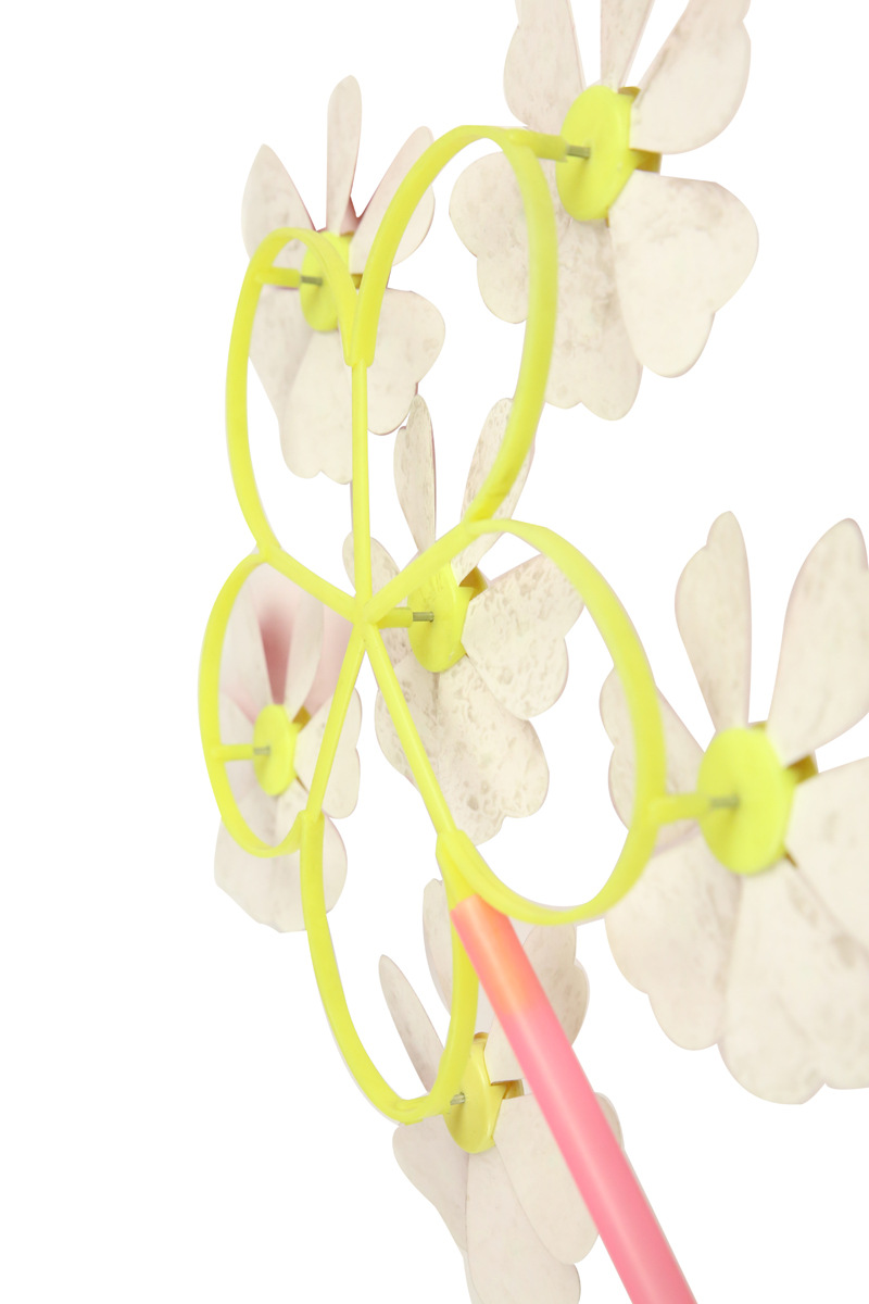 Newly Listed Four-Corner Wooden Pole Windmill Pp Material Wooden Pole Hand-Held Decorating Windmill Size Multi-Color