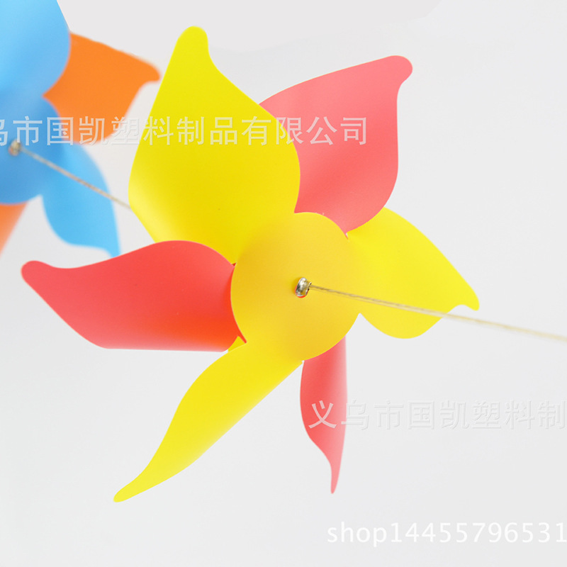 Fashionable PVC windmill string outdoor decoration DIY string windmill manufacturers wholesale custom area kindergarten advertising Fashionable PVC windmill string outdoor decoration DIY string windmill manufacturers wholesale custom area kindergarten advertising