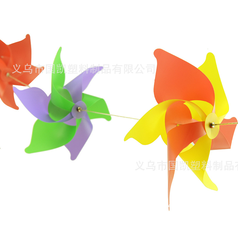 Fashionable PVC windmill string outdoor decoration DIY string windmill manufacturers wholesale custom area kindergarten advertising Fashionable PVC windmill string outdoor decoration DIY string windmill manufacturers wholesale custom area kindergarten advertising