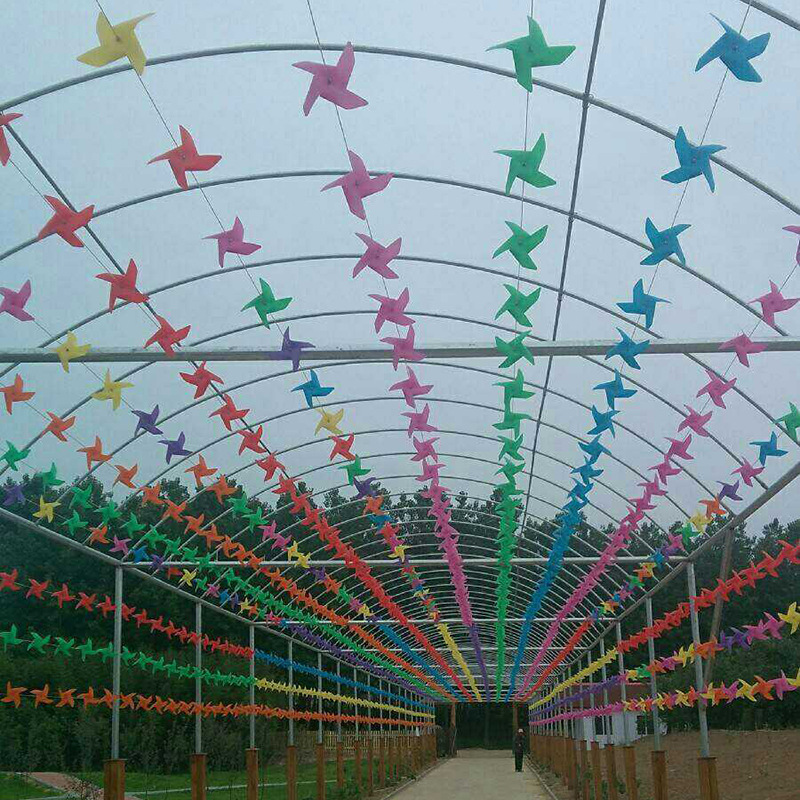 Fashionable PVC windmill string outdoor decoration DIY string windmill manufacturers wholesale custom area kindergarten advertising Fashionable PVC windmill string outdoor decoration DIY string windmill manufacturers wholesale custom area kindergarten advertising