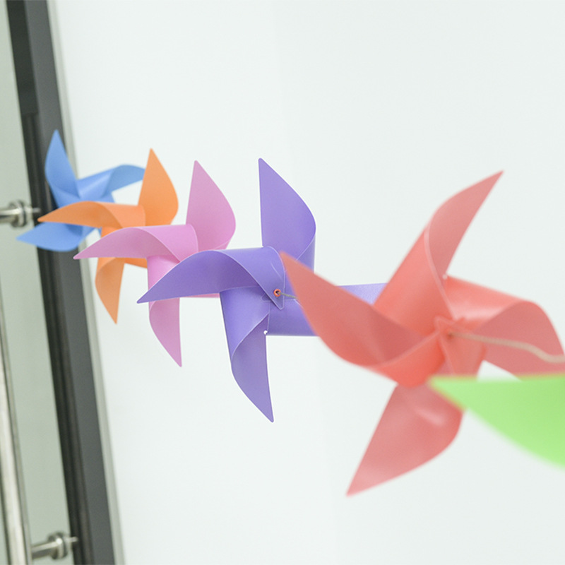 Decorative Scenic Spot Chain Windmill DIY Advertising Windmill Custom Manufacturers Sell Wholesale Multi-color Colorful Toy Windmill