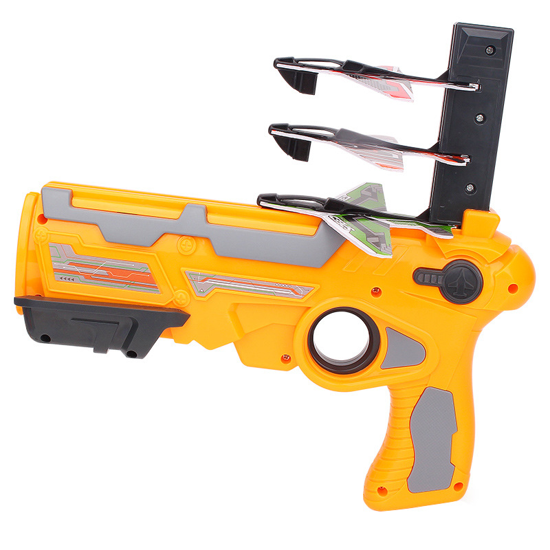 Cross-Border Douyin Online Influencer Bubble Plane Firing Gun Children&#039;s Outdoor Continuous Firing Continuous Firing Gun Glider Toy