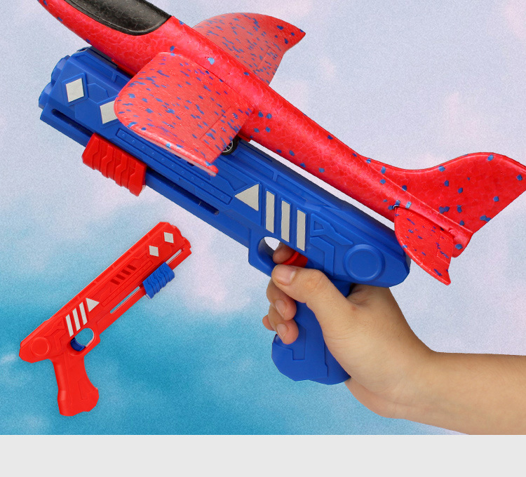 Tiktok Catapult Bubble Plane Gun Children's Toy Foam Gun-Type Launch Aircraft Gun Hand Throw Plane Children's Toy Tiktok Catapult Bubble Plane Gun Children's Toy Foam Gun-Type Launch Aircraft Gun Hand Throw Plane Children's Toy