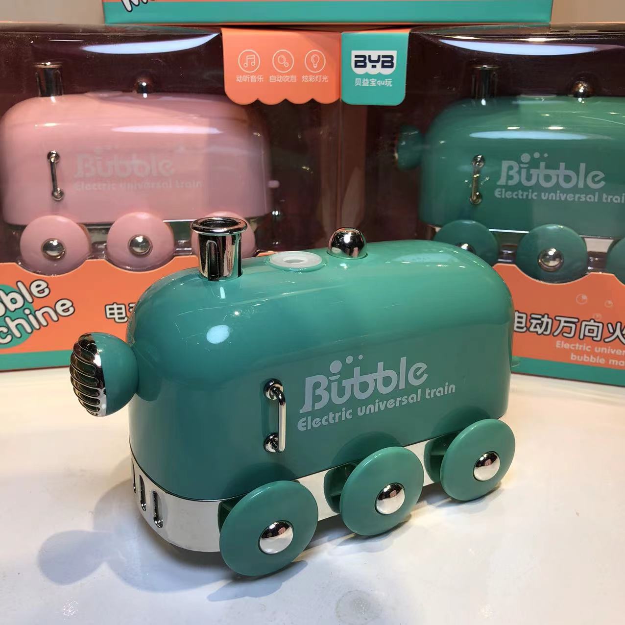 Beiyibao Electric Universal Train Bubble Children's Toy Boys and Girls Gift Tik Tok Online Sensation Beiyibao Electric Universal Train Bubble Children's Toy Boys and Girls Gift Tik Tok Online Sensation