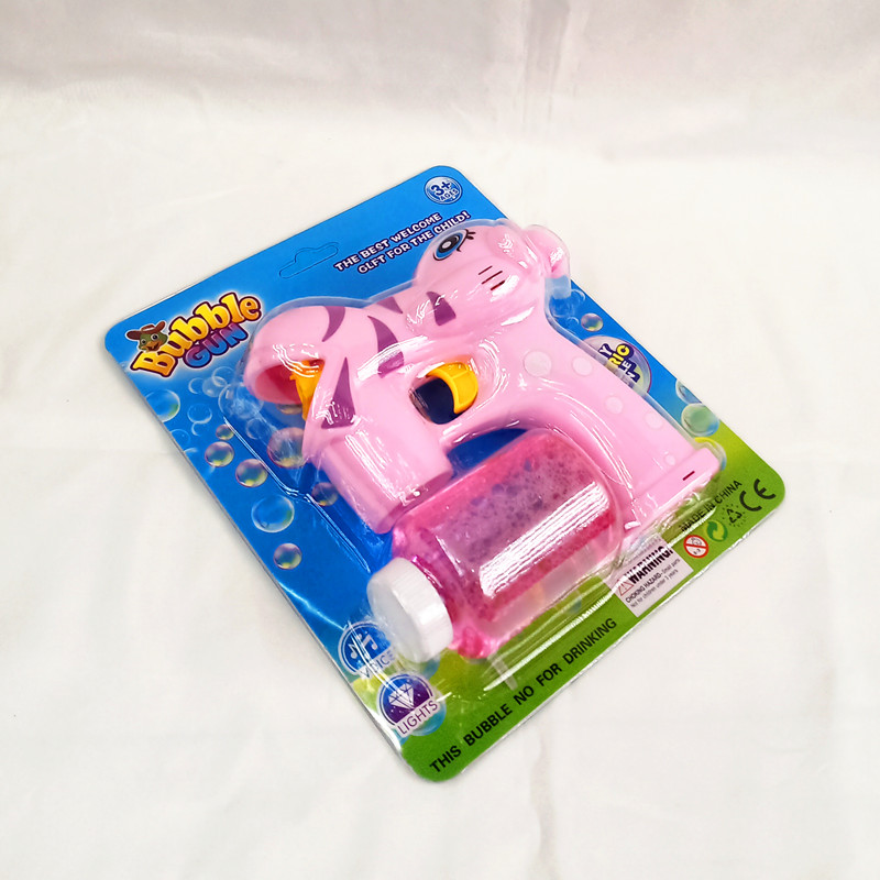 Board children's educational toys environmental protection plastic cartoon bubble gun toy