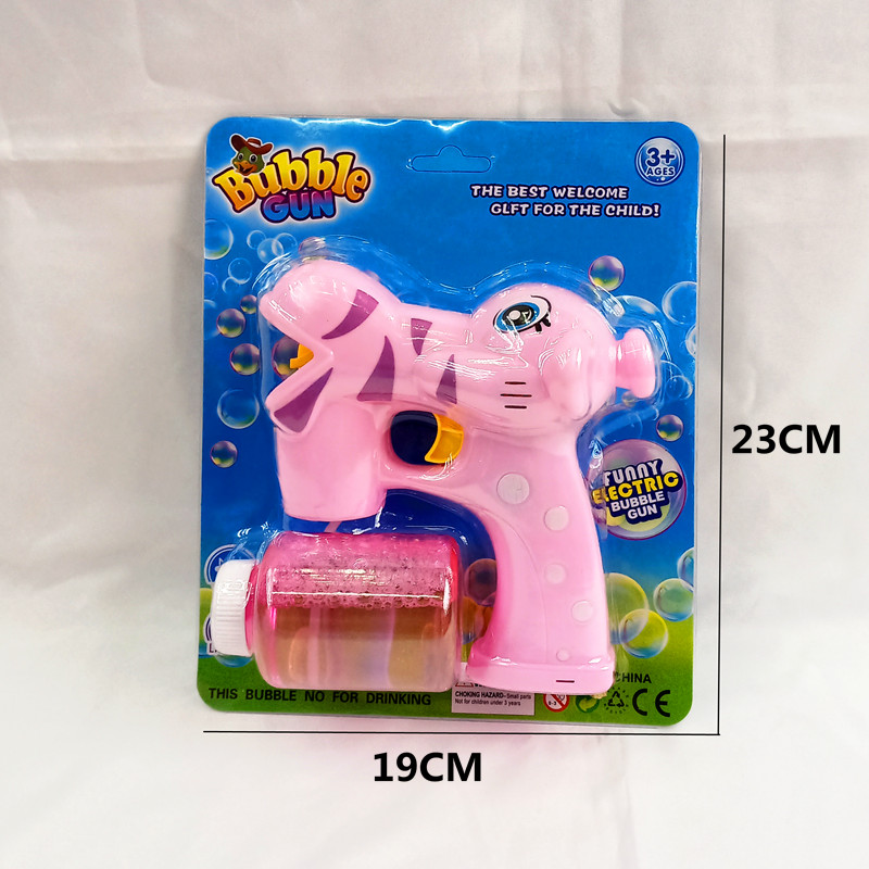 Board children's educational toys environmental protection plastic cartoon bubble gun toy