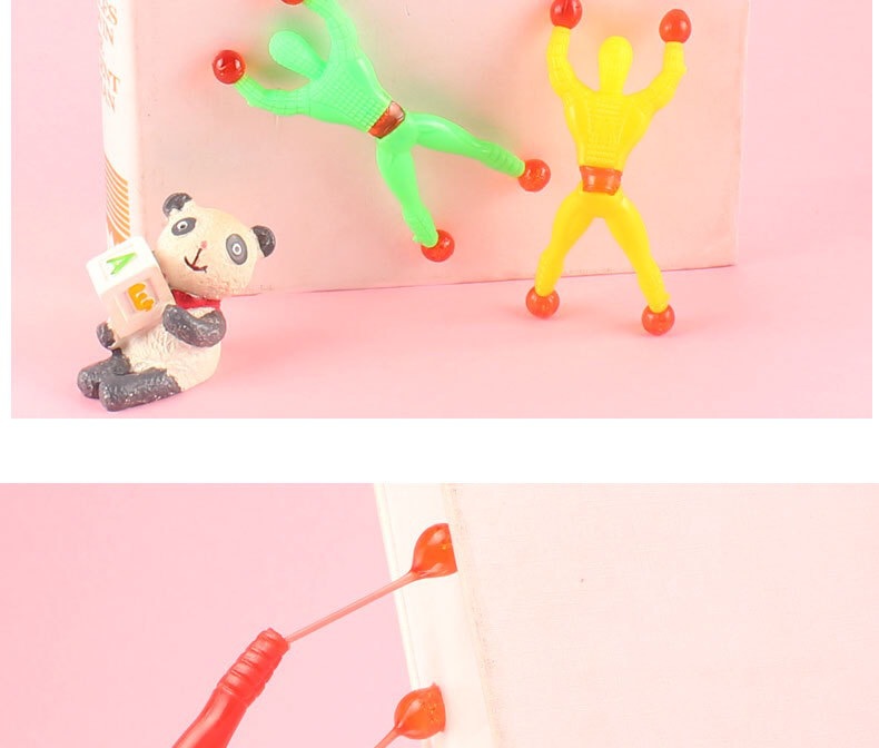 Wall Climbing Toy Sticky Wall Sticky Palm Decompression Spider-Man Superman Decompression Artifact Spider-Man Internet Celebrity Small Toy Wall Climbing Toy Sticky Wall Sticky Palm Decompression Spider-Man Superman Decompression Artifact Spider-Man Internet Celebrity Small Toy
