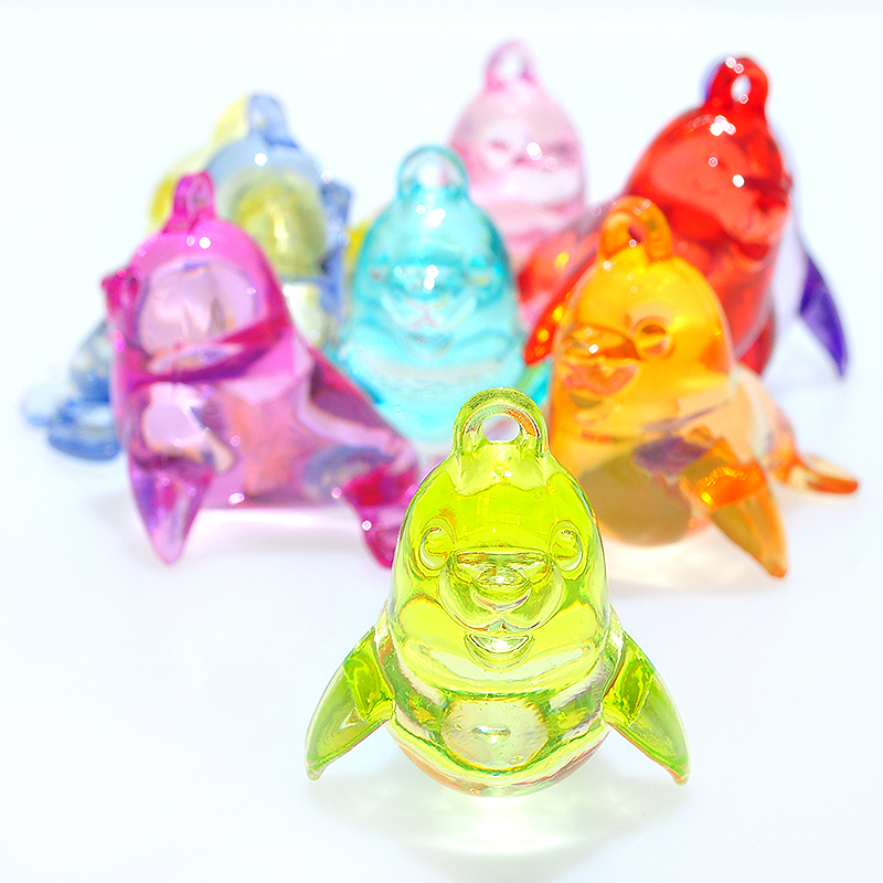 Factory in Stock Supply Acrylic Crystal Sea Lion Amusement Park Simulation Animal Crane Machines Colorful Beads Children&#039;s Ornaments