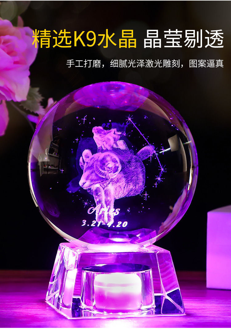 Ball Solar System Starry Sky Creative Home Furnishings Ornaments Glass Ball Luminous Music Box Crafts Crystal Animal Ball Solar System Starry Sky Creative Home Furnishings Ornaments Glass Ball Luminous Music Box Crafts Crystal Animal