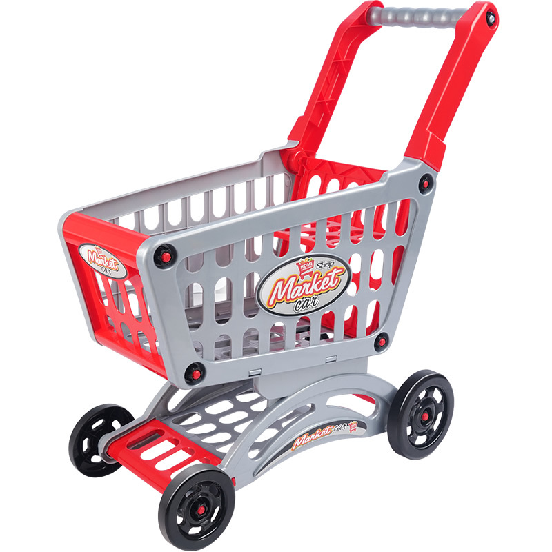 Shopping Cart Toy Children Trolley Baby Simulation Supermarket Trolley Children Play House Kitchen Cashier
