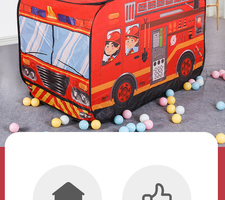 Children's Tent Police Car Fire Truck Play House Indoor and Outdoor Folding Tent Game House Children Car Tent Children's Tent Police Car Fire Truck Play House Indoor and Outdoor Folding Tent Game House Children Car Tent