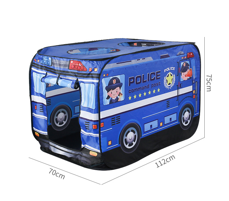 Children's Tent Police Car Fire Truck Play House Indoor and Outdoor Folding Tent Game House Children Car Tent Children's Tent Police Car Fire Truck Play House Indoor and Outdoor Folding Tent Game House Children Car Tent