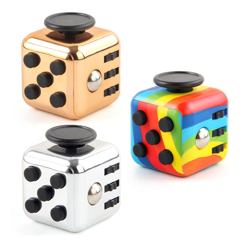 Factory Wholesale Finger Vent Toy Decompression Infinite Cube Magic Stress Relief DICE Creative Decompression Artifact
