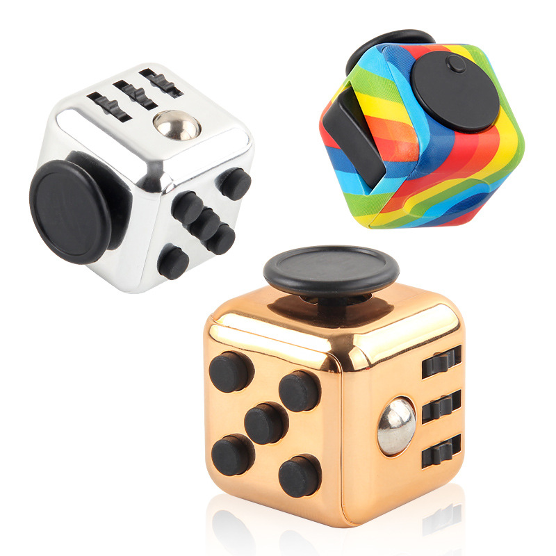 Factory Wholesale Finger Vent Toy Decompression Infinite Cube Magic Stress Relief DICE Creative Decompression Artifact