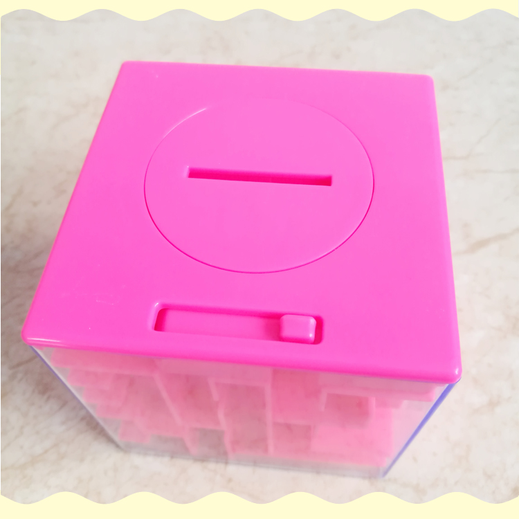 Cross-Border 3D Maze Coin Bank Children's Intellectual Bead Toys Boys and Girls Primary School Students Puzzle Magic Cube Money Box