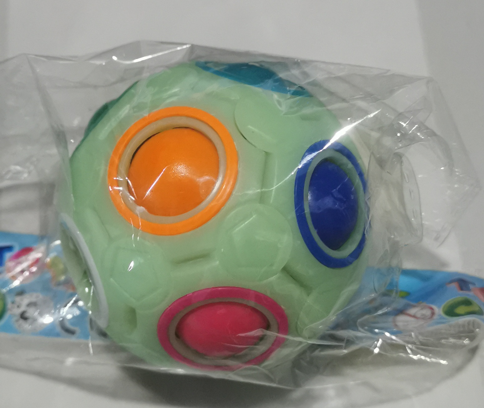 Cross-Border Rainbow Ball Cube 12-Hole Decompression Fingertip Toy Magic Ball Plastic Press Ball 7cm Decompression Artifact Cross-Border Rainbow Ball Cube 12-Hole Decompression Fingertip Toy Magic Ball Plastic Press Ball 7cm Decompression Artifact