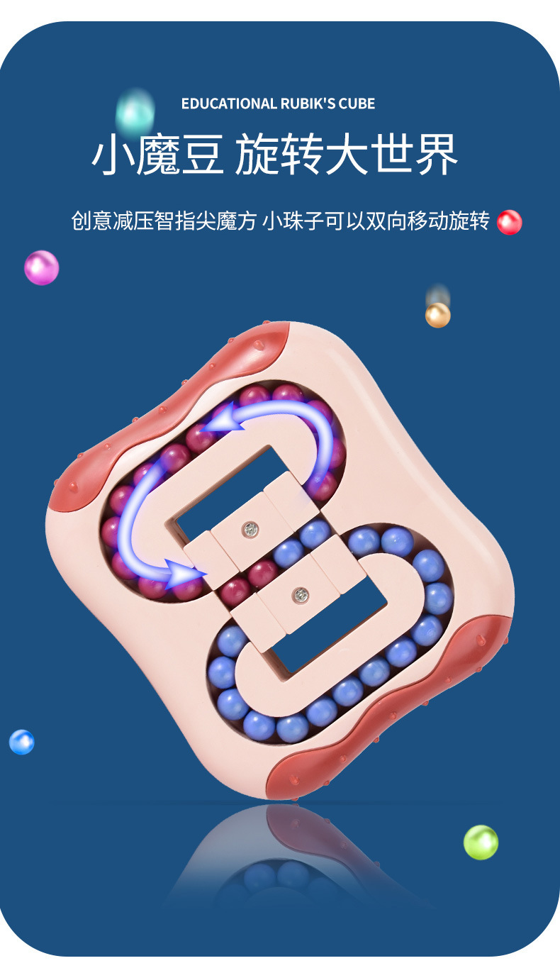 New Creative Rotational Hand Spinner Hamburger Rubik's Cube Toy Children's Intelligence Development Nostalgic Puzzle Magic Bean Wholesale New Creative Rotational Hand Spinner Hamburger Rubik's Cube Toy Children's Intelligence Development Nostalgic Puzzle Magic Bean Wholesale