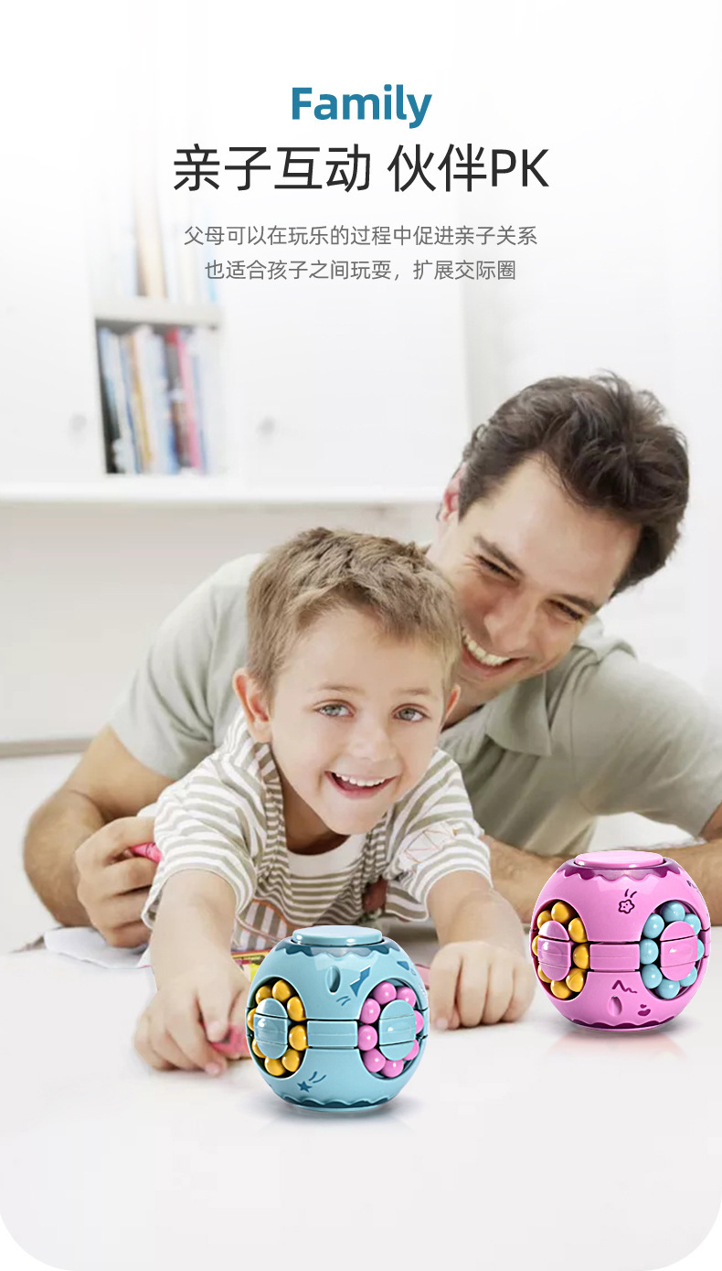 New Creative Rotational Hand Spinner Hamburger Rubik's Cube Toy Children's Intelligence Development Nostalgic Puzzle Magic Bean Wholesale New Creative Rotational Hand Spinner Hamburger Rubik's Cube Toy Children's Intelligence Development Nostalgic Puzzle Magic Bean Wholesale