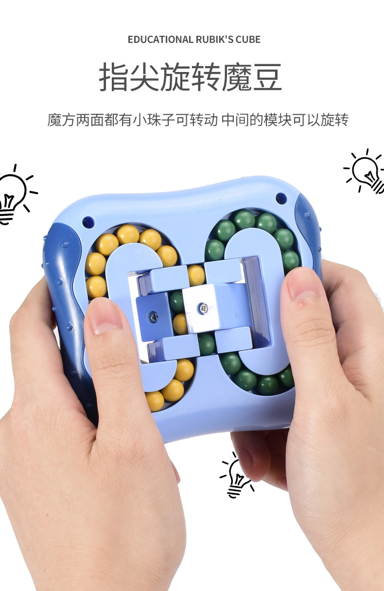 New Creative Rotational Hand Spinner Hamburger Rubik's Cube Toy Children's Intelligence Development Nostalgic Puzzle Magic Bean Wholesale New Creative Rotational Hand Spinner Hamburger Rubik's Cube Toy Children's Intelligence Development Nostalgic Puzzle Magic Bean Wholesale