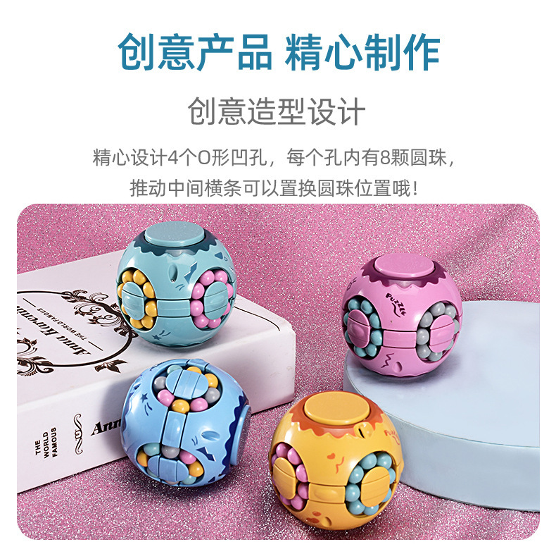 New Creative Rotational Hand Spinner Hamburger Rubik's Cube Toy Children's Intelligence Development Nostalgic Puzzle Magic Bean Wholesale New Creative Rotational Hand Spinner Hamburger Rubik's Cube Toy Children's Intelligence Development Nostalgic Puzzle Magic Bean Wholesale
