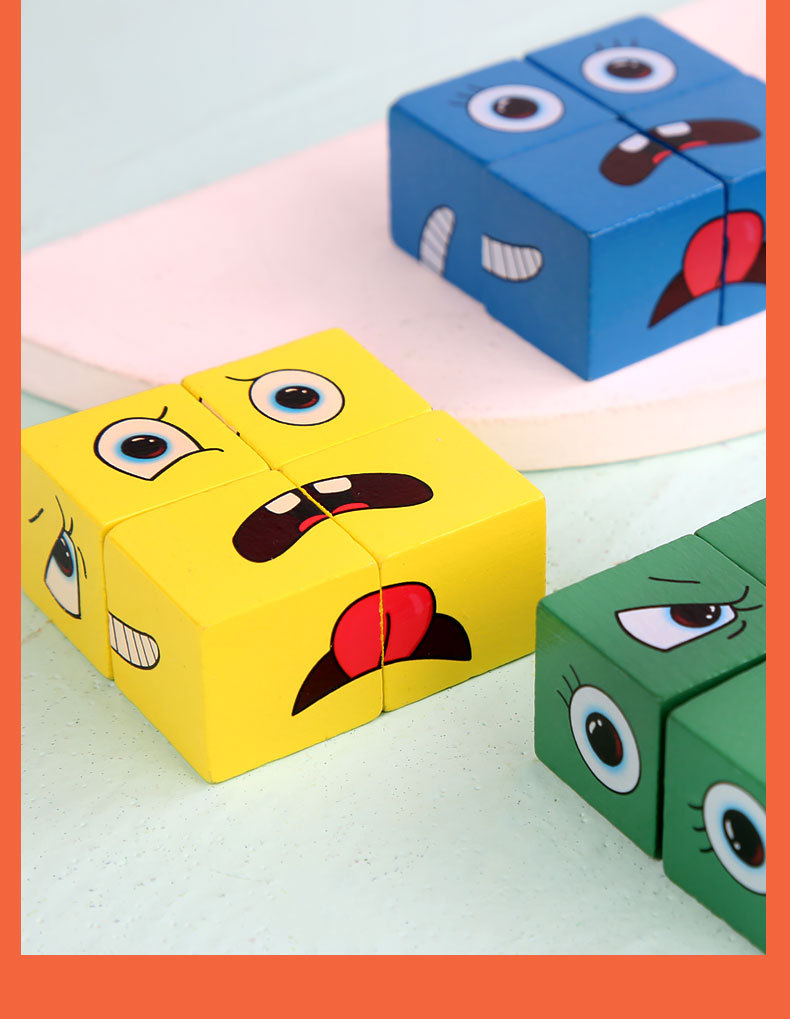 Children's 3D Face-Changing Cube Building Blocks Logical Thinking Training Large Magic Cube Children's 3D Face-Changing Cube Building Blocks Logical Thinking Training Large Magic Cube