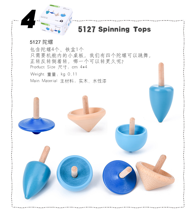 Travel Iron Box Wooden Educational Toys Early Education Perception Children Puzzle Magic Cube Puzzle Blocks Gyro Domino