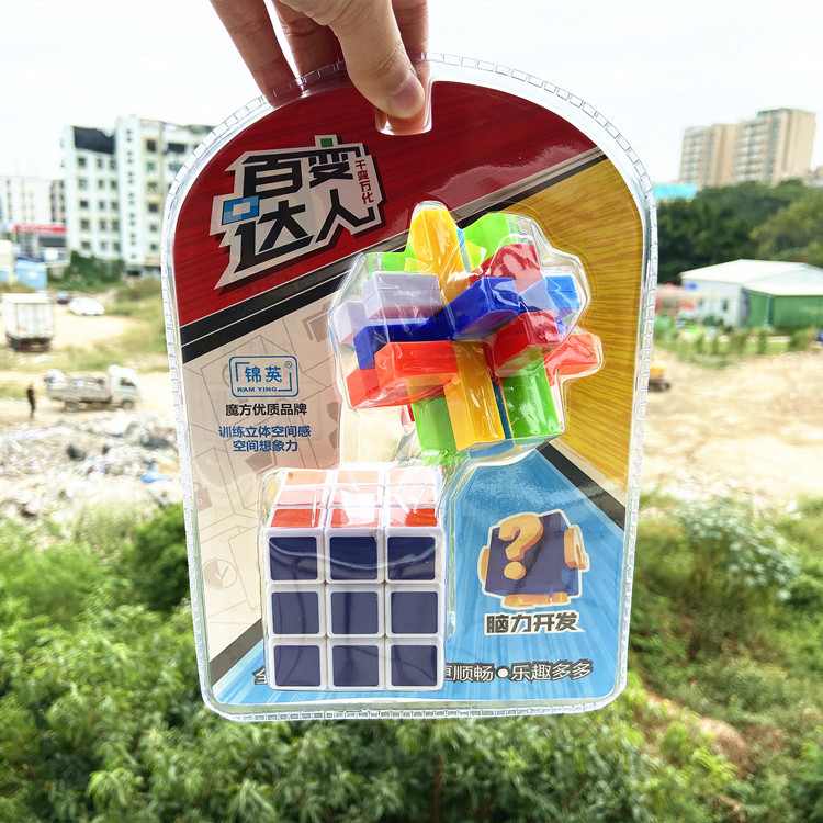 1185 Educational Children&#039;s Toys Model Boy Girl Variety Magic Cube Burr Puzzle Set Hot Sale