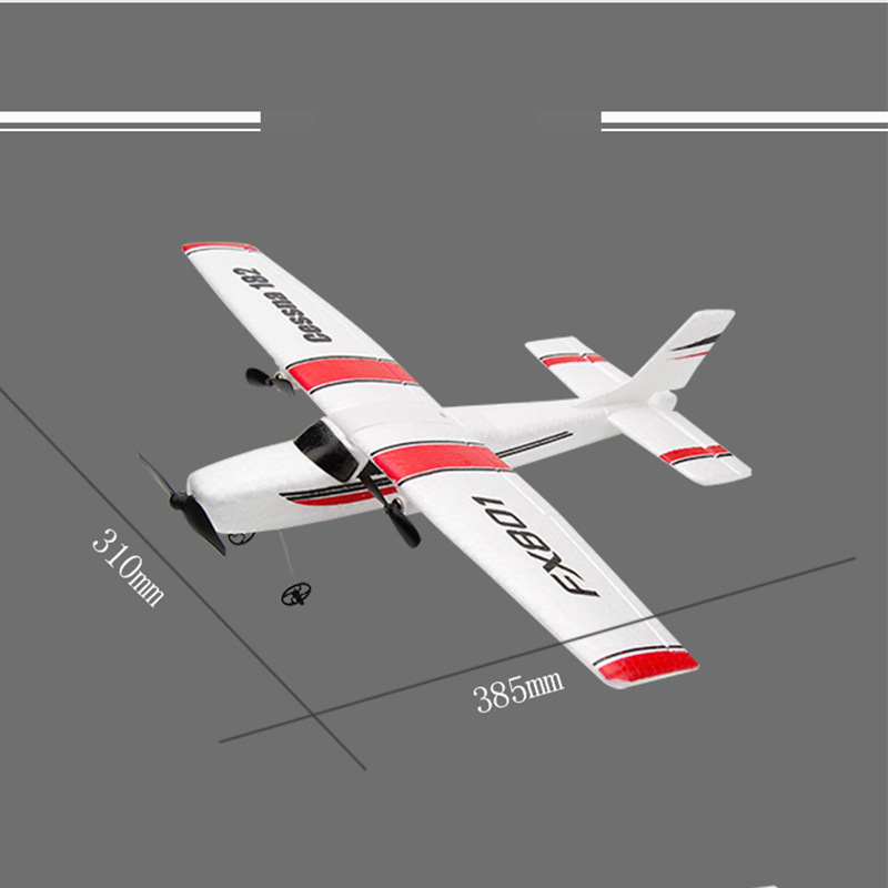 Fx801 Glider 2.4G Two-Way Remote Control Aircraft Foam Assembled Fighter Fixed Wing Airplane Model Toy Model