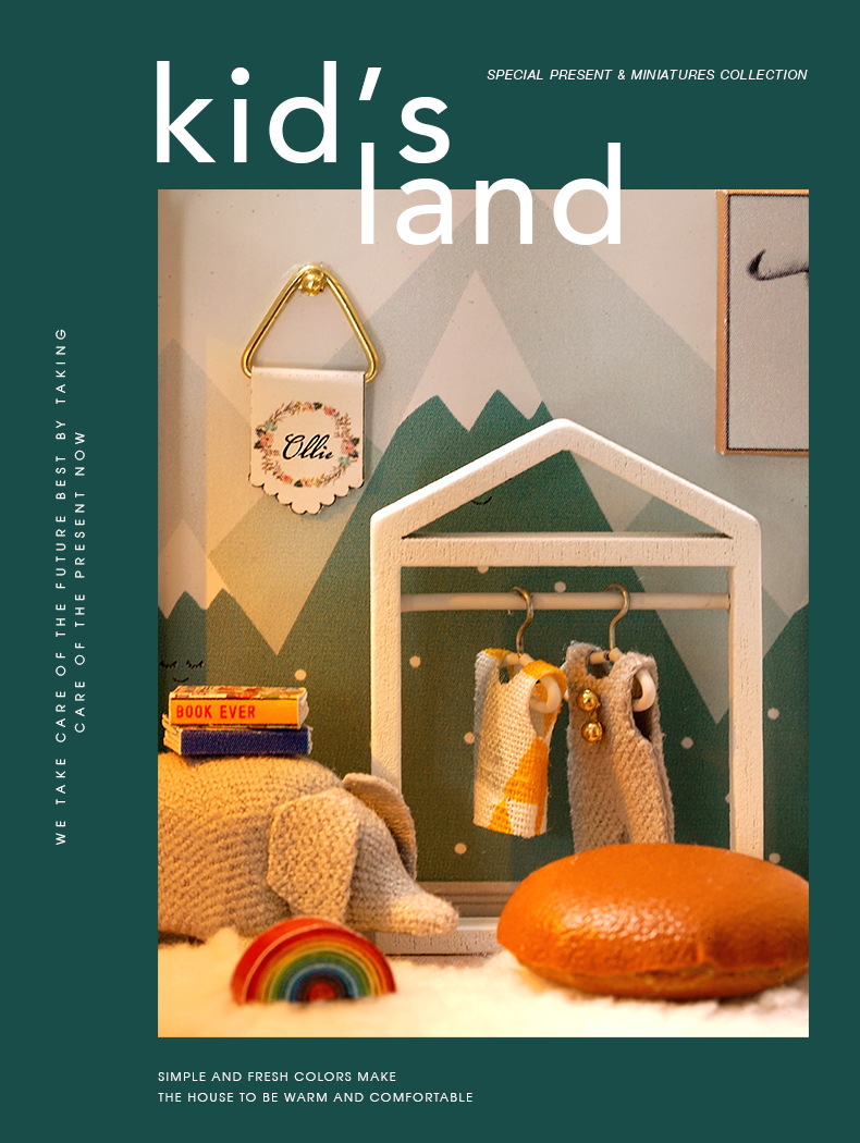 Cute Room DIY Cottage Comfortable Life Manual Assembly Model Toy Small House Creative Birthday Gift for Women
