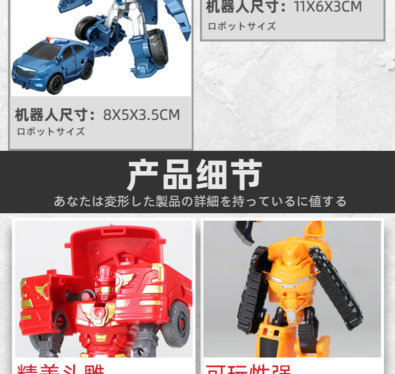 New 5-in-1 Diamond Robot Car Fit Deformation Robot Autobots Boy Children Model Toy New 5-in-1 Diamond Robot Car Fit Deformation Robot Autobots Boy Children Model Toy