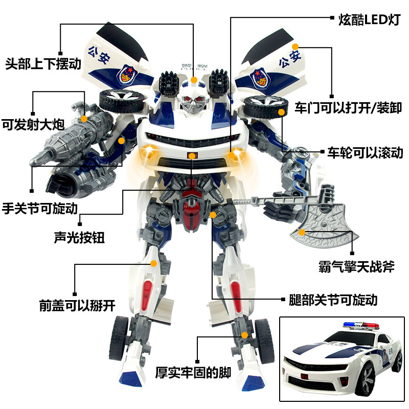 Jinjiang Transformers Toys 5 Optimus Hornet God of War Car Robot Model Toy Children Boys&#039; Toys