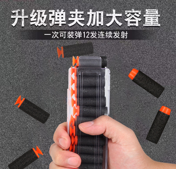 Uzi Electric Soft Bullet Gun Continuous Hair Eva Soft Ball Aiming Shooting High Shooting Speed Boy Eating Chicken Charging Toy Gun Cross-Border