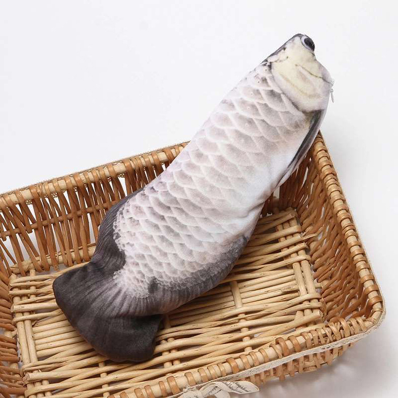 Funny Cat Pet Net Red Electric Fish Simulated Fish TikTok Same Simulation Electric Fish Jumping Fish Toy Children Funny Cat