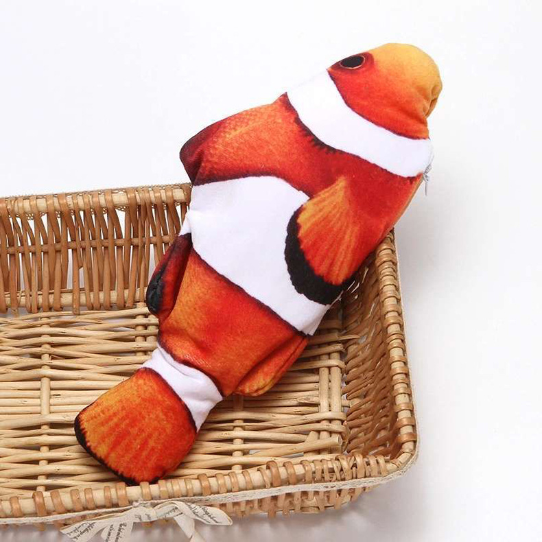 Funny Cat Pet Net Red Electric Fish Simulated Fish TikTok Same Simulation Electric Fish Jumping Fish Toy Children Funny Cat
