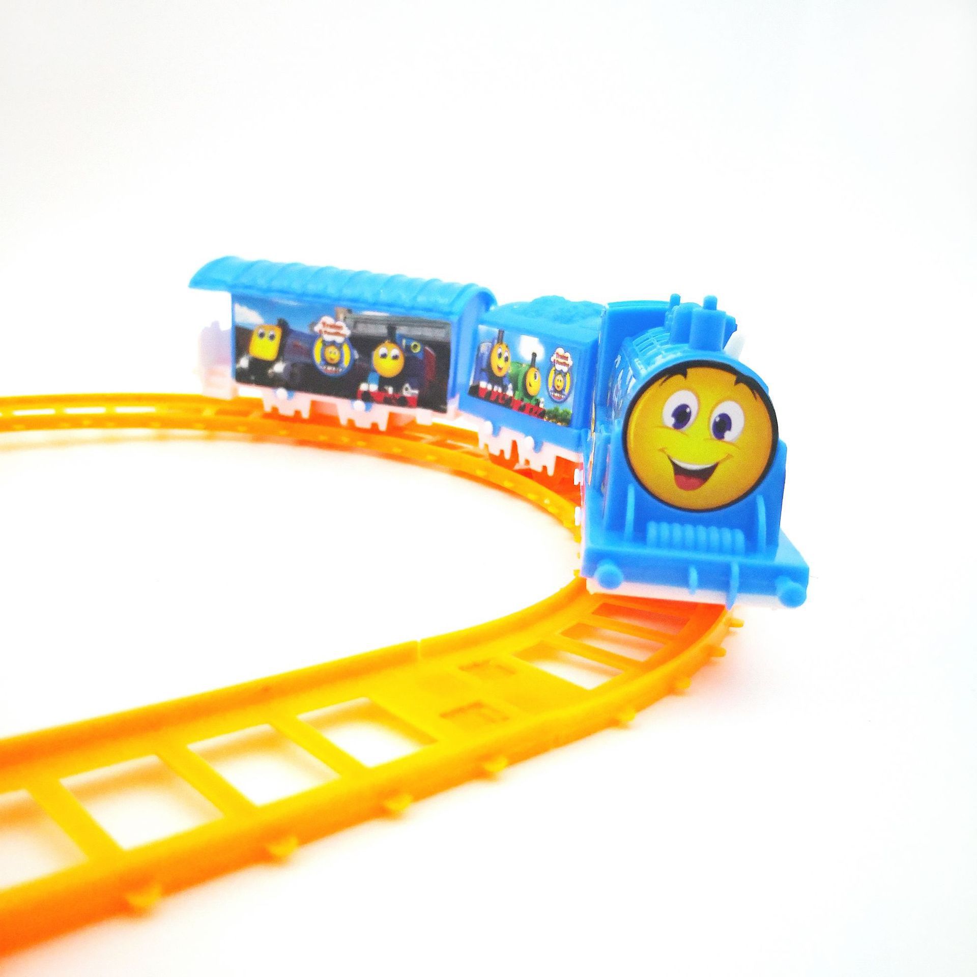 New Children's Electric Thomas Game Pack Stall Toy Kids Puzzle Assembled Track Toy Car Package