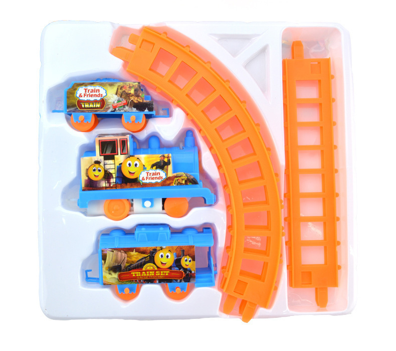 New Children's Electric Thomas Game Pack Stall Toy Kids Puzzle Assembled Track Toy Car Package