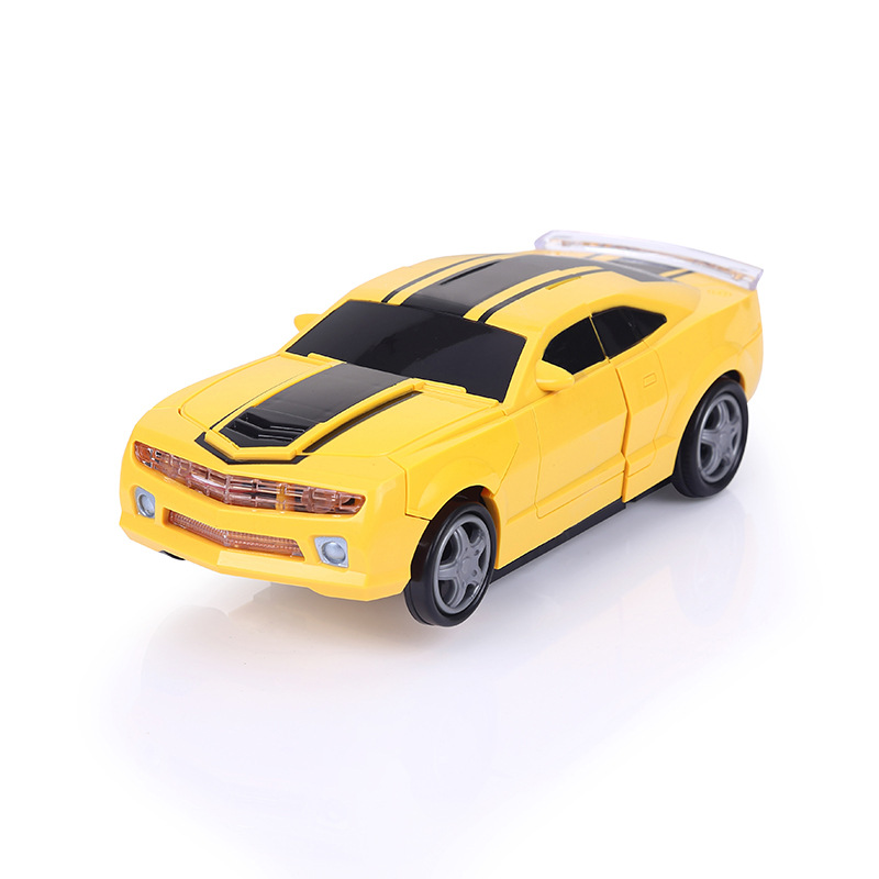 One-Click Automatic Transformer Huang Feng Electric Universal Deformation Robot Light Music Children Model Toy